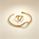 Aria Fluid Gold Open Ring - Image 2