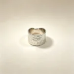 Artisan Hammered Silver Cuff Ring